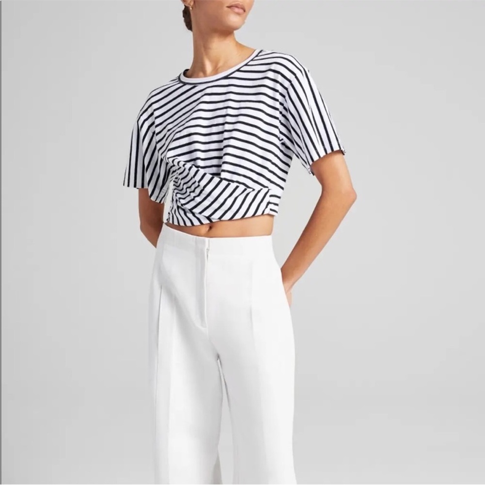A.L.C. striped crop top